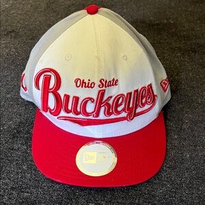 New Era Red and Gray Buckeyes Cap